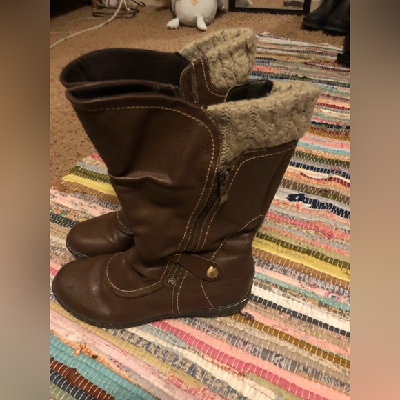 Fur lined calf high boots - Picture 13 of 14